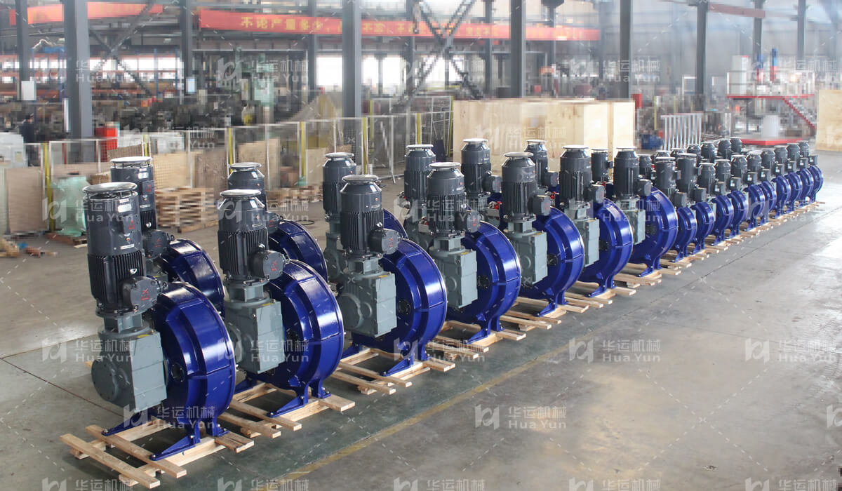 某軍工企業軟管泵大批量生產完成