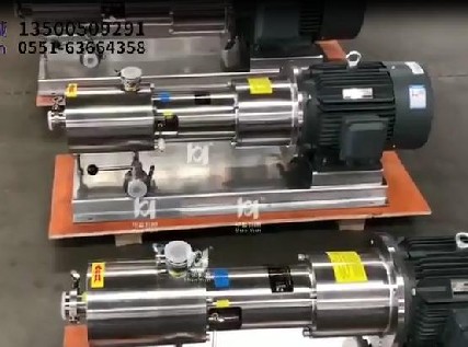 衛生級乳化泵欣賞